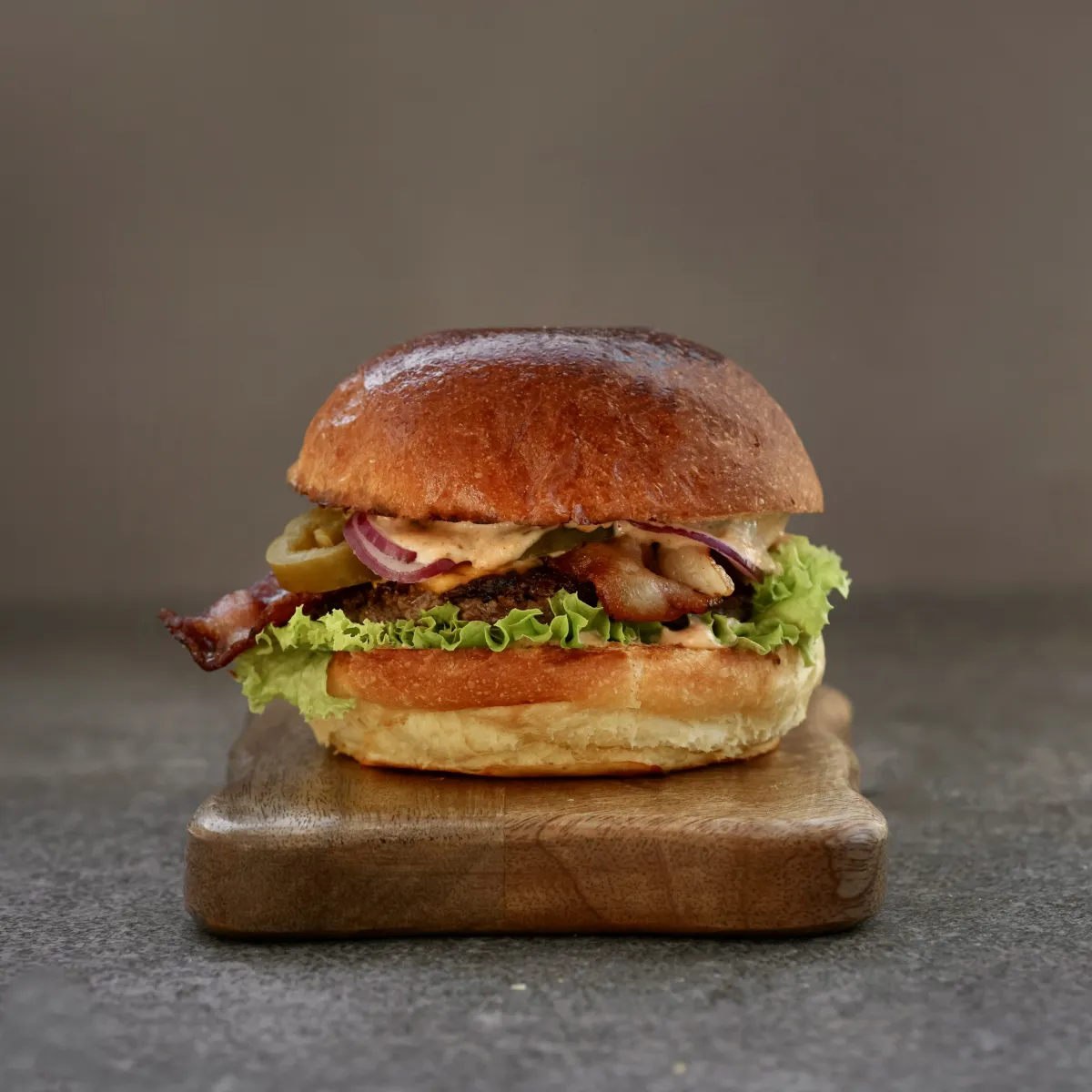 Jalapeño Bacon burger