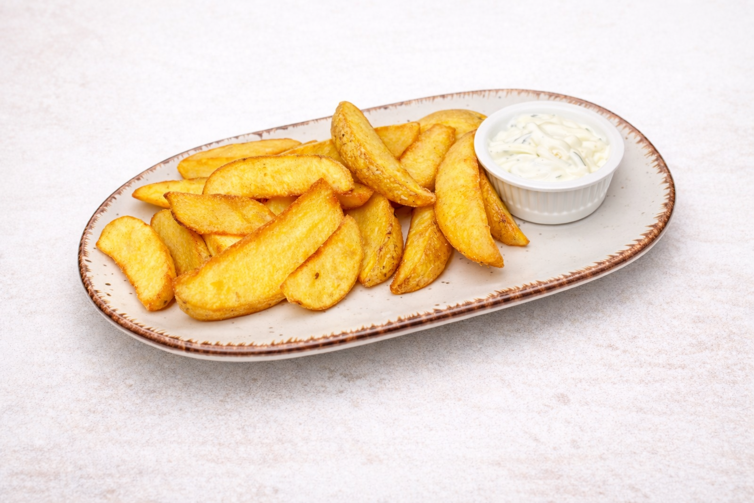 Łódeczki ziemniaczane ze skórką